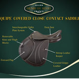 Henri De Rivel Equipe Covered Close Contact IGP Saddle - Henri de Rivel - Equiluxe Tack