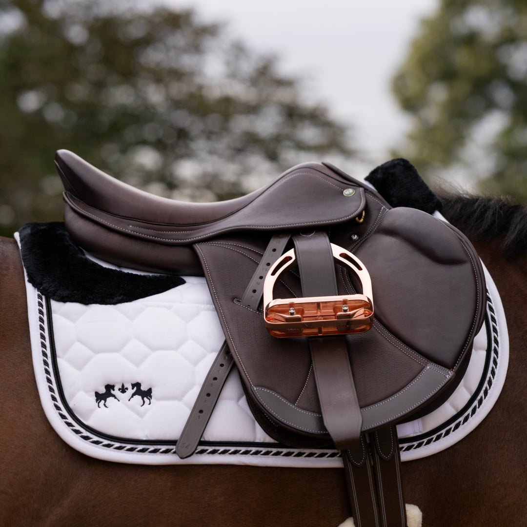 Henri de Rivel Equipe Covered Close Contact IGP Saddle - Flocked - Henri de Rivel - Equiluxe Tack