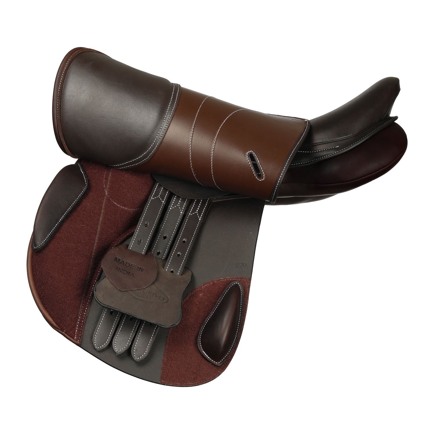 Henri de Rivel Equipe Covered Close Contact IGP Saddle - Flocked - Henri de Rivel - Equiluxe Tack