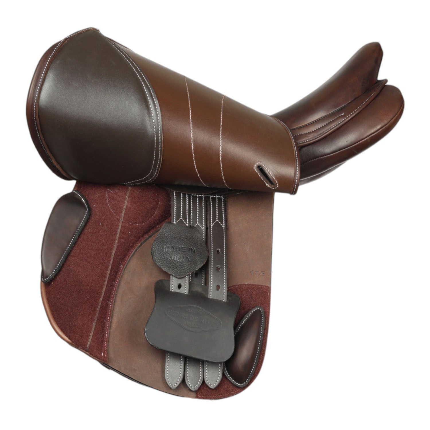 Henri De Rivel Equipe H Close Contact IGP Flocked Saddle - Henri de Rivel - Equiluxe Tack