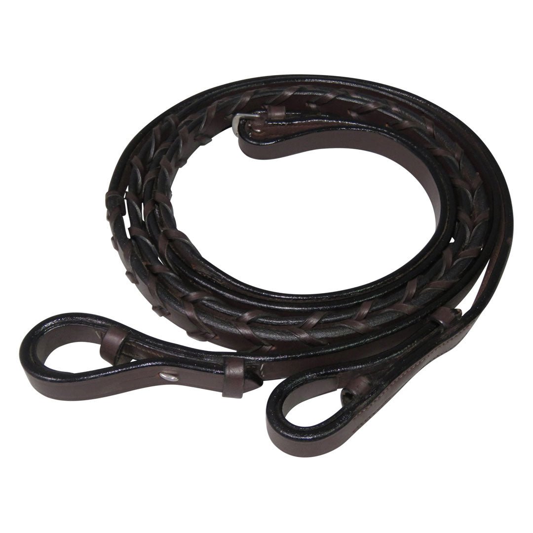Henri De Rivel Flat Laced Reins - Henri de Rivel - Equiluxe Tack