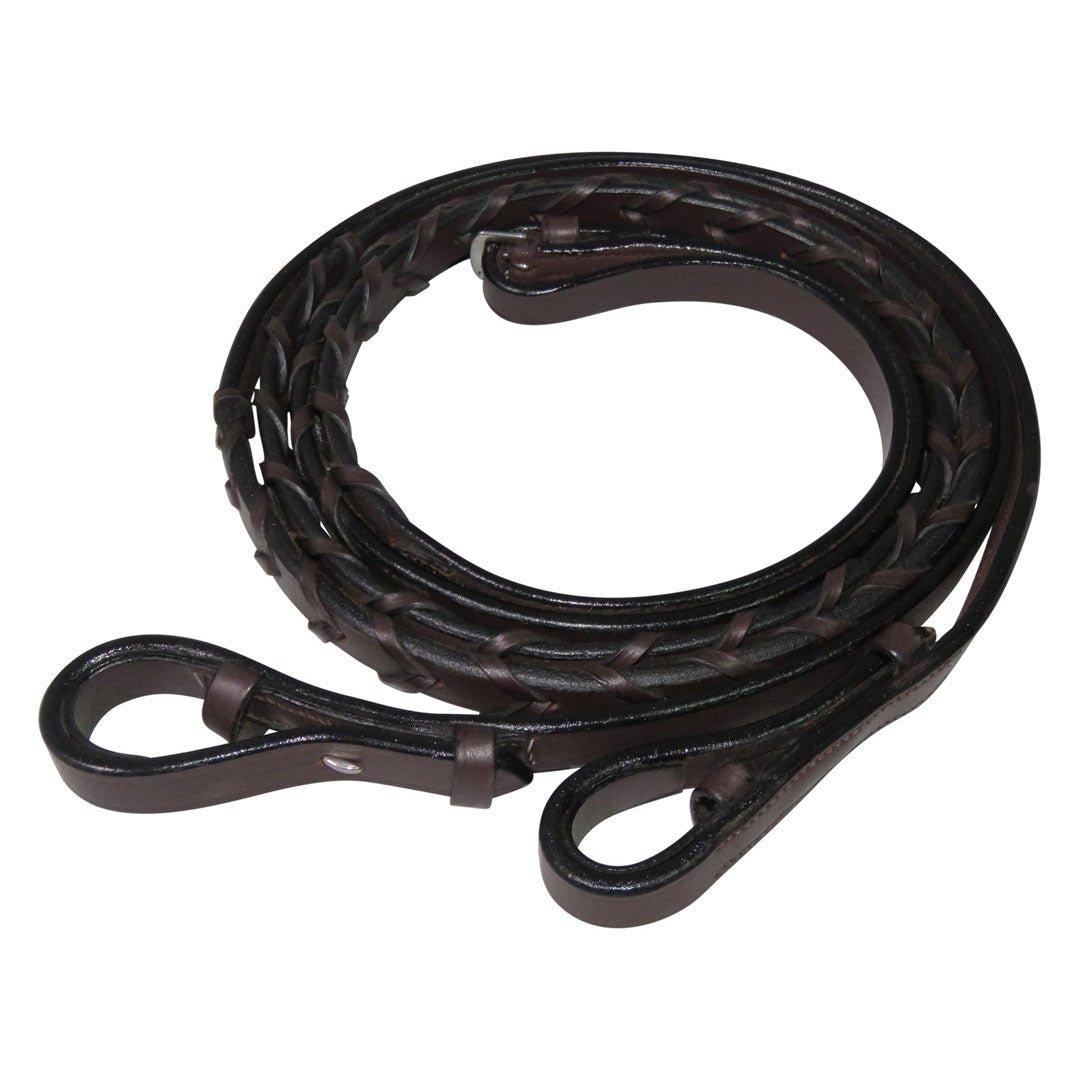 Henri De Rivel Flat Laced Reins - Henri de Rivel - Equiluxe Tack