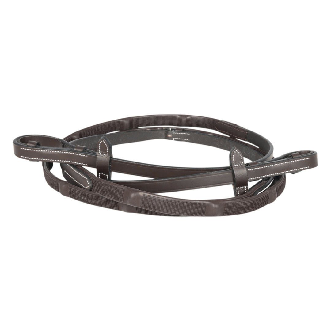 Henri de Rivel GripX Ergo Wide Rubber Reins 3/4" width 54" length - Henri de Rivel - Equiluxe Tack