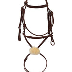 Henri de Rivel Kushy Plain Raised Figure Eight Noseband Bridle - Breeches.com - Equiluxe Tack