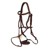 Henri de Rivel Kushy Plain Raised Figure Eight Noseband Bridle - Breeches.com - Equiluxe Tack