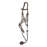 Henri de Rivel Kushy Plain Raised Figure Eight Noseband Bridle - Breeches.com - Equiluxe Tack