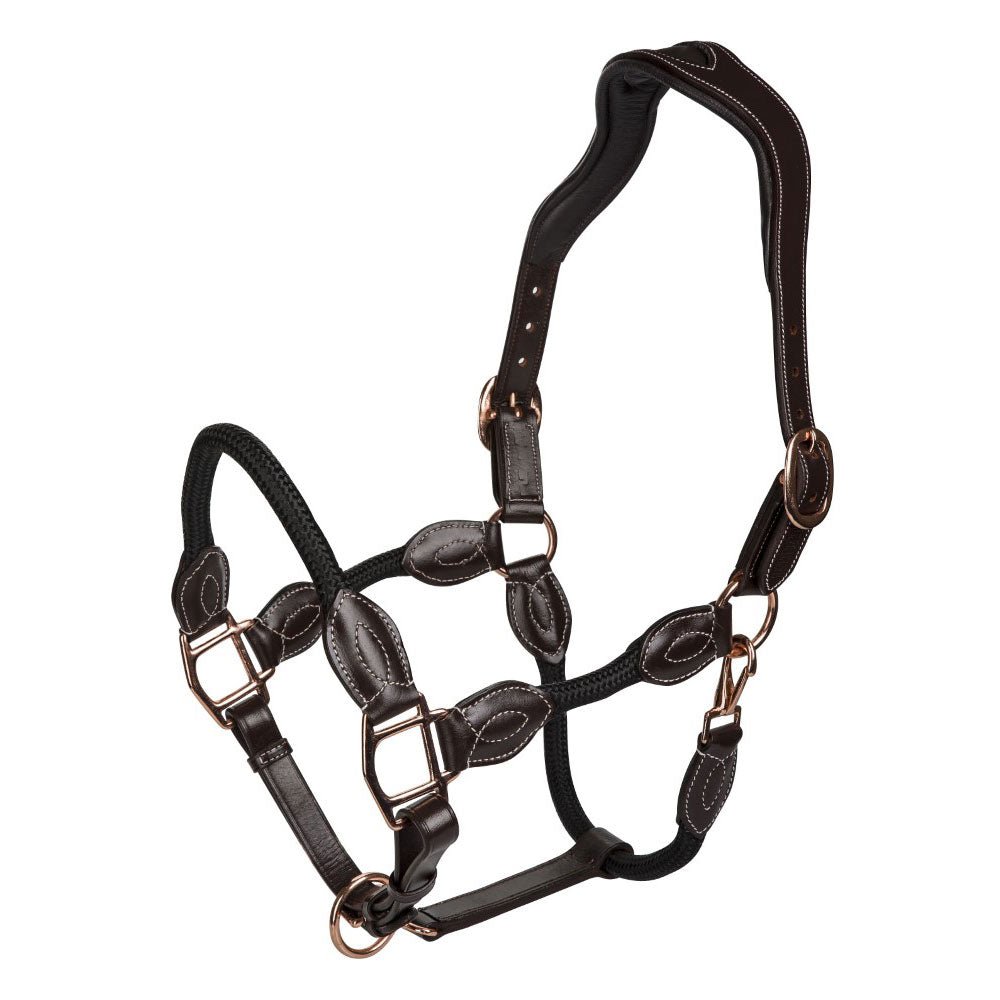 Henri de Rivel Leather Rope Halter - Henri de Rivel - Equiluxe Tack