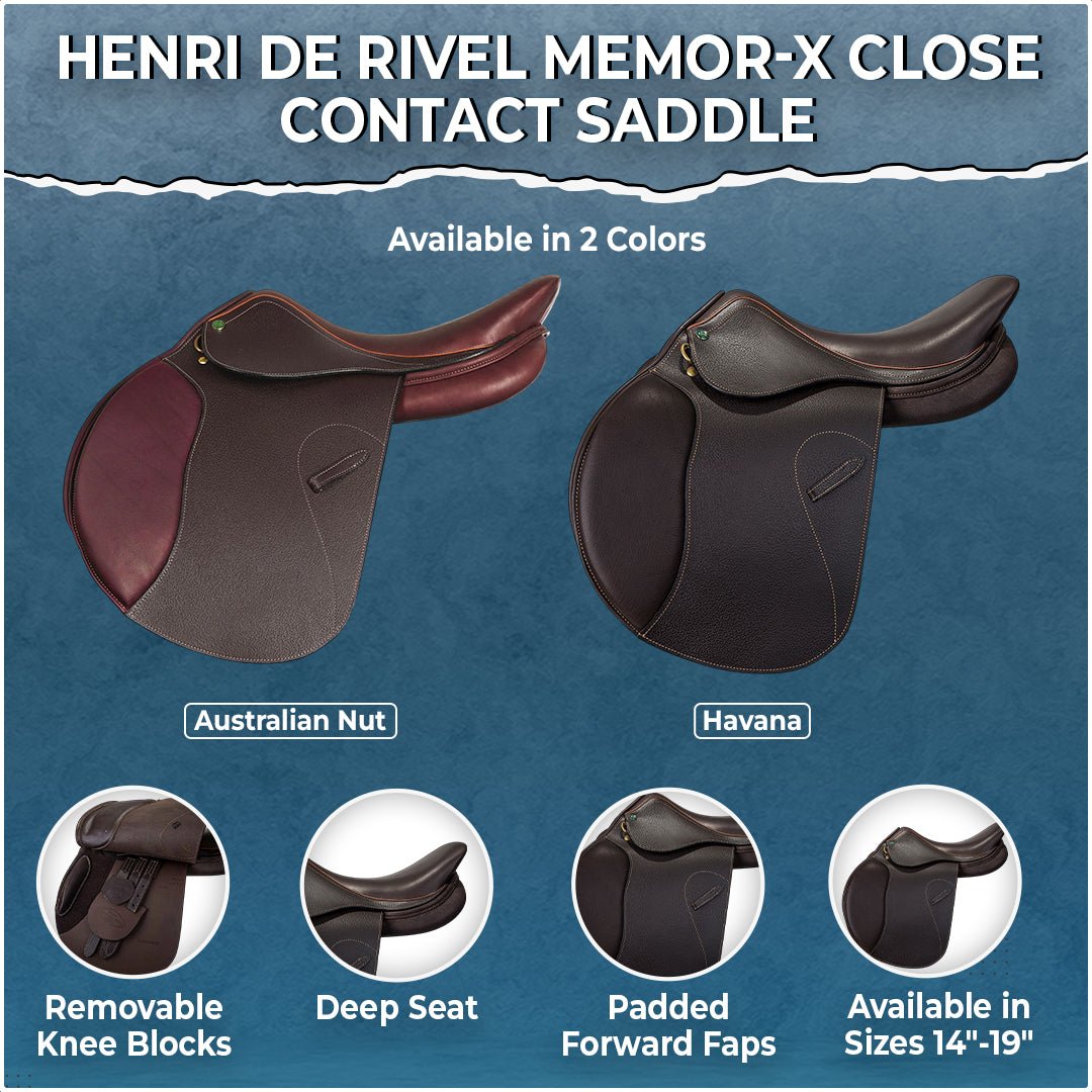 Henri de Rivel Memor - X Close Contact Saddle - Henri de Rivel - Equiluxe Tack