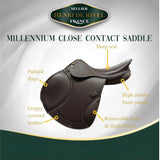 Henri de Rivel Millennium Covered Close Contact Saddle - Henri de Rivel - Equiluxe Tack