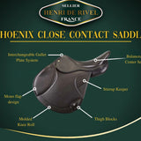 HENRI DE RIVEL PHOENIX CLOSE CONTACT Monoflap IGP SADDLE - Henri de Rivel - Equiluxe Tack