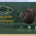 HENRI DE RIVEL PHOENIX CLOSE CONTACT Monoflap IGP SADDLE - Henri de Rivel - Equiluxe Tack