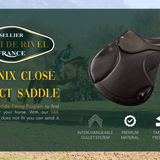 HENRI DE RIVEL PHOENIX CLOSE CONTACT Monoflap IGP SADDLE - Henri de Rivel - Equiluxe Tack