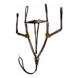 Henri de Rivel Pro 5 Point Elastic Breastplate Martingale with Running Attachment - Henri de Rivel - Equiluxe Tack
