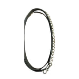 Henri de Rivel Pro Collection Leather Lead with 24" Solid Brass Chain - Henri de Rivel - Equiluxe Tack