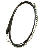 Henri de Rivel Pro Collection Leather Lead with 24" Solid Brass Chain - Henri de Rivel - Equiluxe Tack