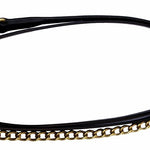 Henri de Rivel Pro Collection Leather Lead with 24" Solid Brass Chain - Henri de Rivel - Equiluxe Tack