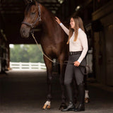 Henri de Rivel Pro Collection Leather Lead with 24" Solid Brass Chain - Henri de Rivel - Equiluxe Tack