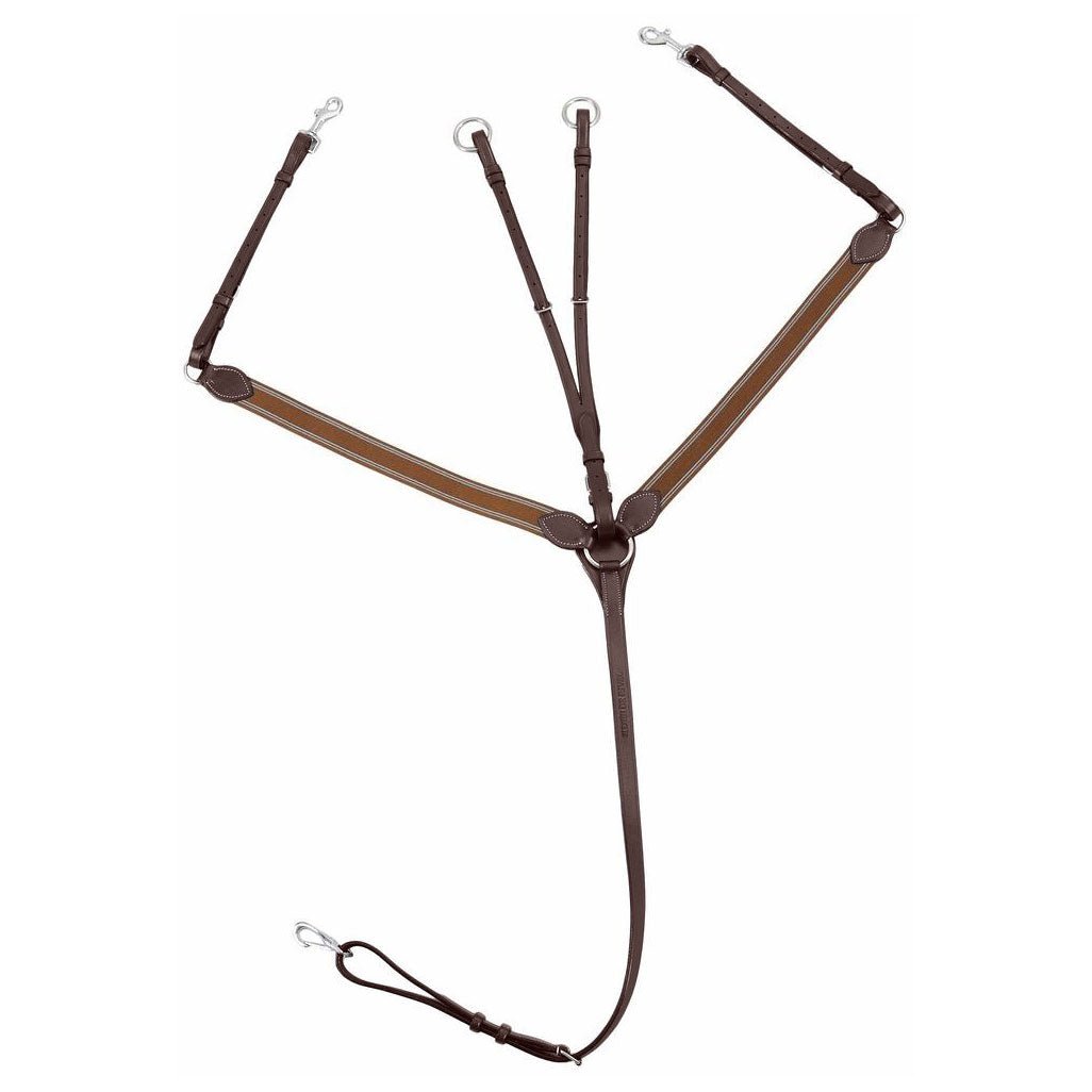 Henri de Rivel Pro Elastic Breastplate Martingale with Running Attachment - Henri de Rivel - Equiluxe Tack