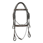 Henri de Rivel Pro Fancy Raised Comfort Crown Padded Bridle With Fancy Raised Reins - Henri de Rivel - Equiluxe Tack