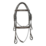 Henri de Rivel Pro Fancy Raised Comfort Crown Padded Bridle With Fancy Raised Reins - Henri de Rivel - Equiluxe Tack