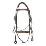 Henri de Rivel Pro Fancy Raised Comfort Crown Padded Bridle With Fancy Raised Reins - Henri de Rivel - Equiluxe Tack