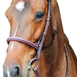 Henri de Rivel Pro Fancy Raised Comfort Crown Padded Bridle With Fancy Raised Reins - Henri de Rivel - Equiluxe Tack