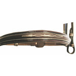 Henri de Rivel Pro Mono Crown Fancy Bridle with Patent Leather Piping and Laced Reins - Henri de Rivel - Equiluxe Tack