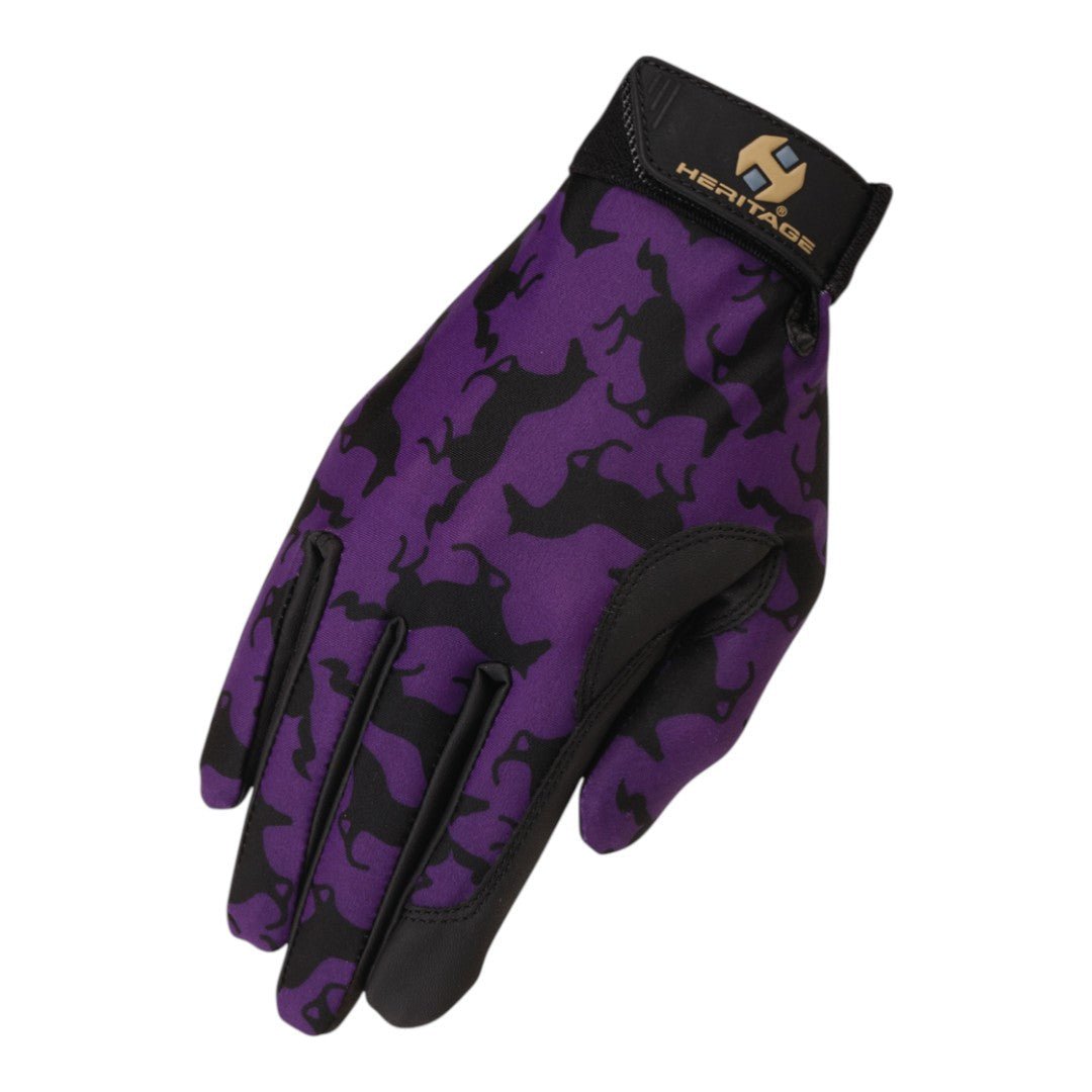 Heritage Performance Glove - Printed Pattern - Heritage - Equiluxe Tack