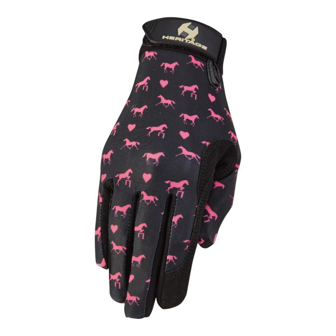 Heritage Performance Glove - Printed Pattern - Heritage - Equiluxe Tack