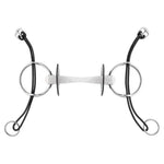 Herm Sprenger Nathe Gag Bit - Flexible Mullen Mouth And Hs Gag Straps 5 1/2" - Equiluxe Tack