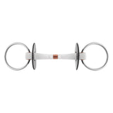 Herm Sprenger Nathe Loose Ring Snaffle - Flexible With Copper Middle Link 5 1/4" - Equiluxe Tack