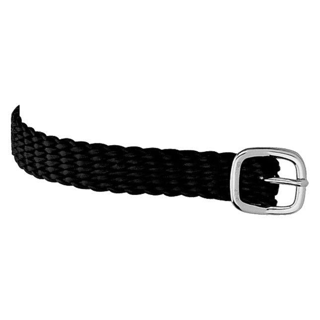 Herm Sprenger Perlon Spur Straps Black/ 17 3/4" - Equiluxe Tack