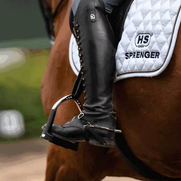 Herm Sprenger Spurs Quality 55 Slimline Bootprotect 25 mm Rounded Neck - Breeches.com - Equiluxe Tack
