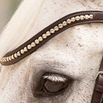 Hidden Flash! Pro - Fit Comfortable Bridle in Havana Brown or Black with Flash Noseband and Clincher Browband - CorrectConnect - Equiluxe Tack