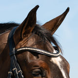 Hidden Flash! Pro - fit Comfortable Bridle with Patent Noseband and Crystal Browband - CorrectConnect - Equiluxe Tack