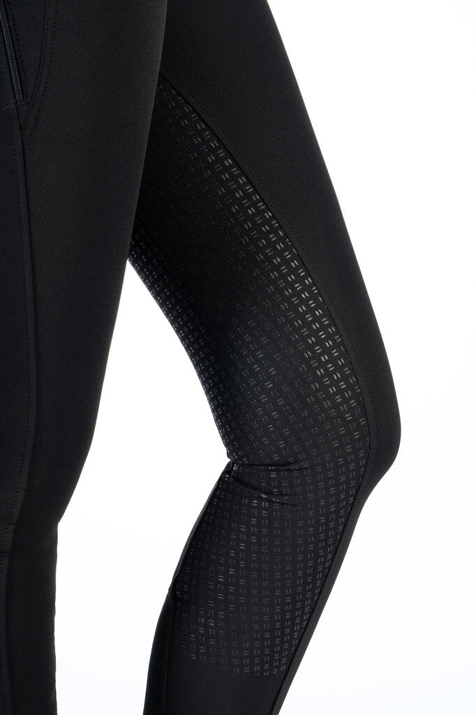 HKM Ari Mid Rise - Sil. Full Seat Ladies Riding Breeches - HKM - Equiluxe Tack