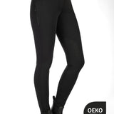HKM Ari Mid Rise - Sil. Knee Patch Ladies Riding Breeches - HKM - Equiluxe Tack
