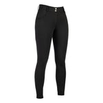 HKM Ari Mid Rise - Sil. Knee Patch Ladies Riding Breeches - HKM - Equiluxe Tack