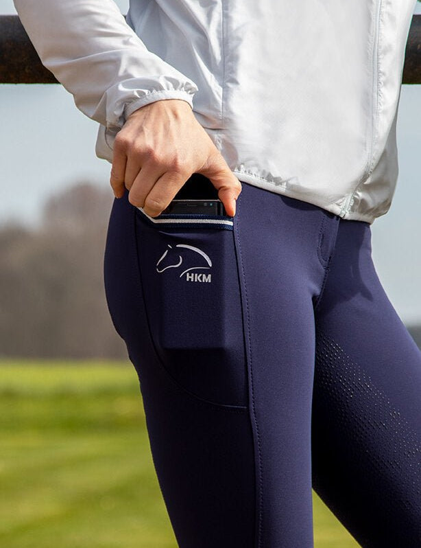 HKM Comfort - Style Silicone Full Seat Riding Breeches - HKM - Equiluxe Tack
