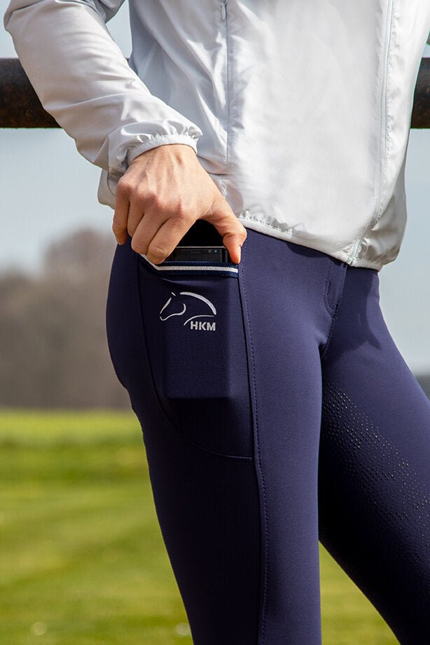 HKM Comfort - Style Silicone Full Seat Riding Breeches - HKM - Equiluxe Tack