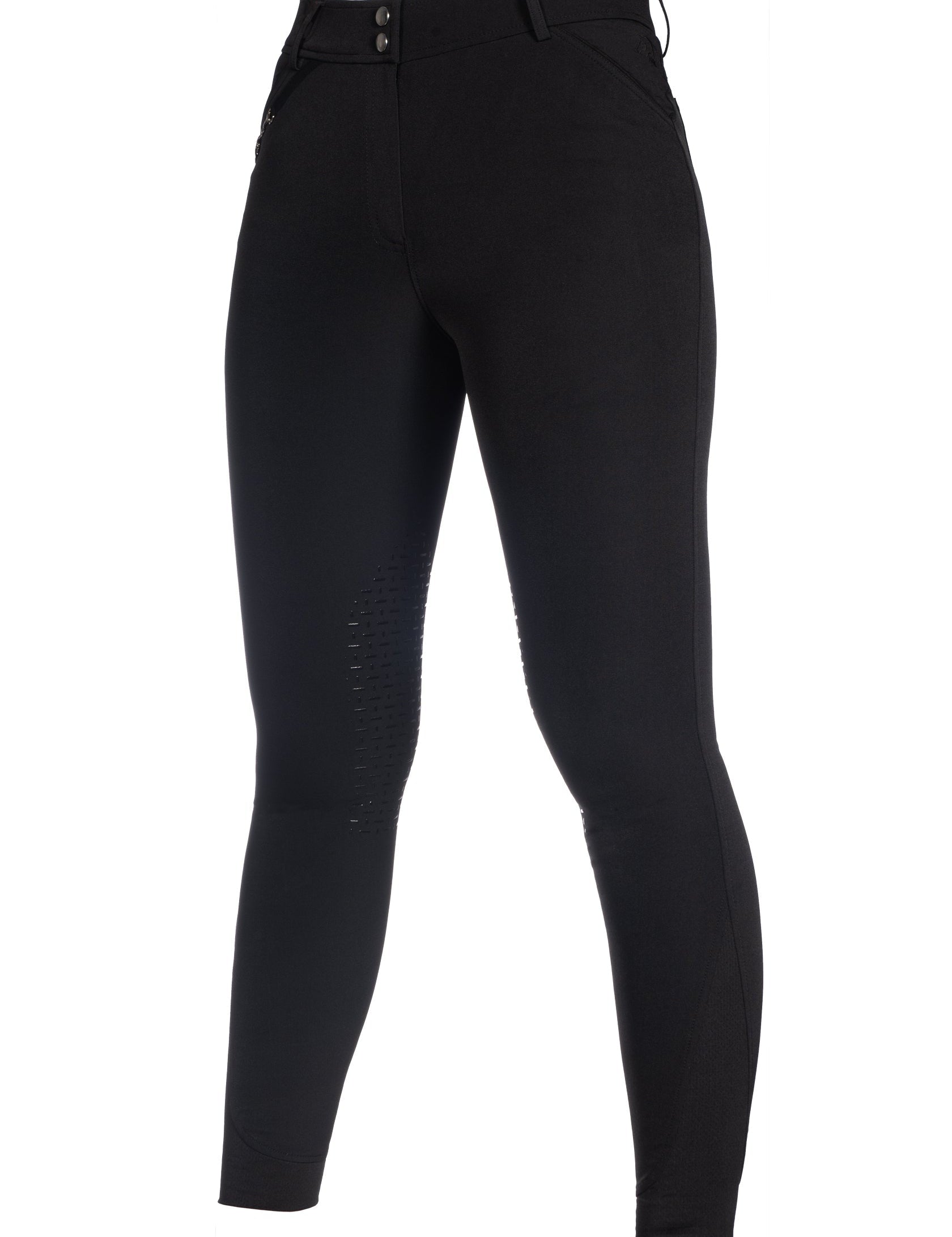 HKM Essentials - Silicone Knee Patch Riding Breeches - HKM - Equiluxe Tack
