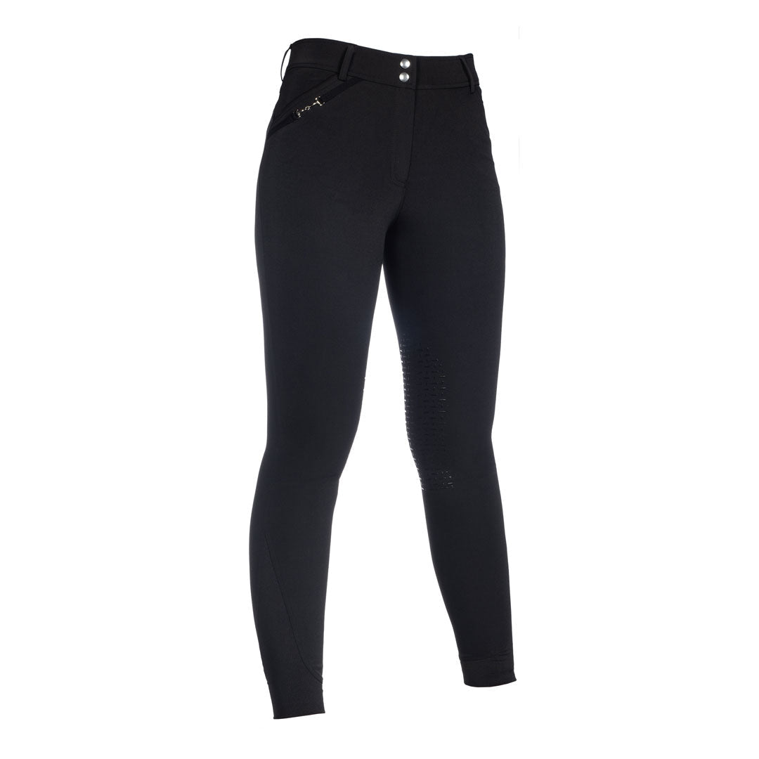 HKM Essentials - Silicone Knee Patch Riding Breeches - HKM - Equiluxe Tack