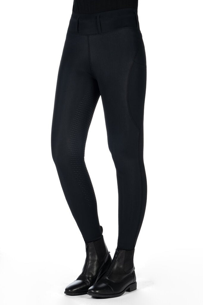 HKM Jil High Waist - Sil. Full Seat Ladies Riding Leggings - HKM - Equiluxe Tack