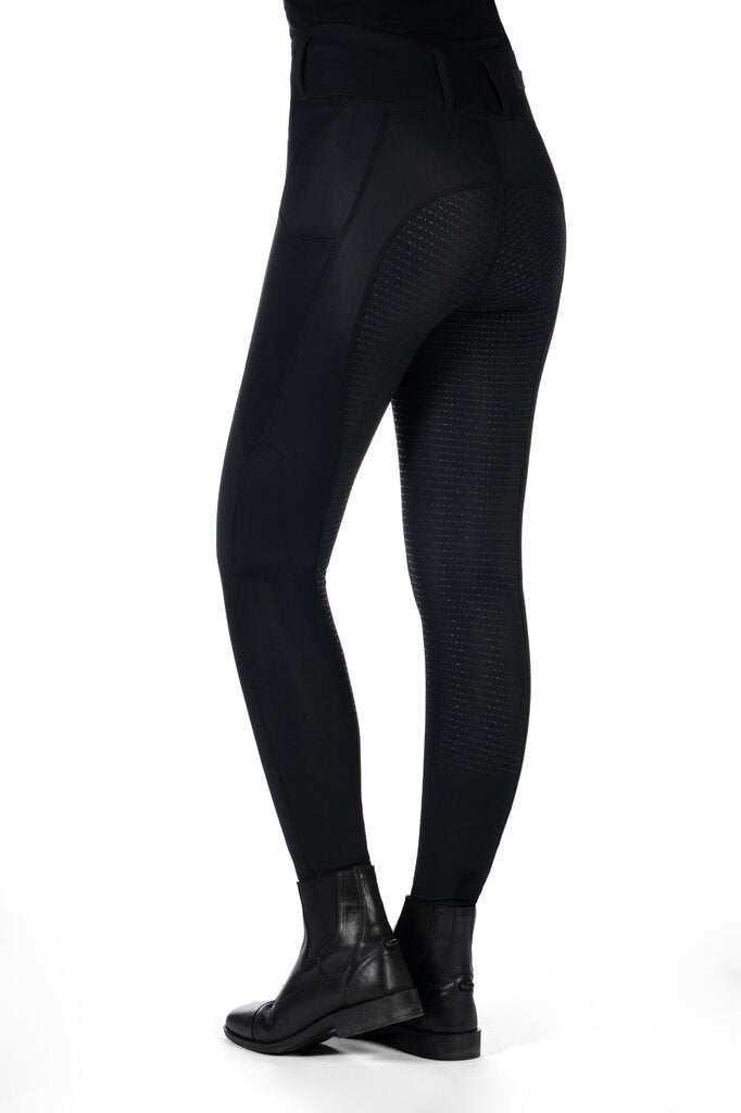 HKM Jil High Waist - Sil. Full Seat Ladies Riding Leggings - HKM - Equiluxe Tack