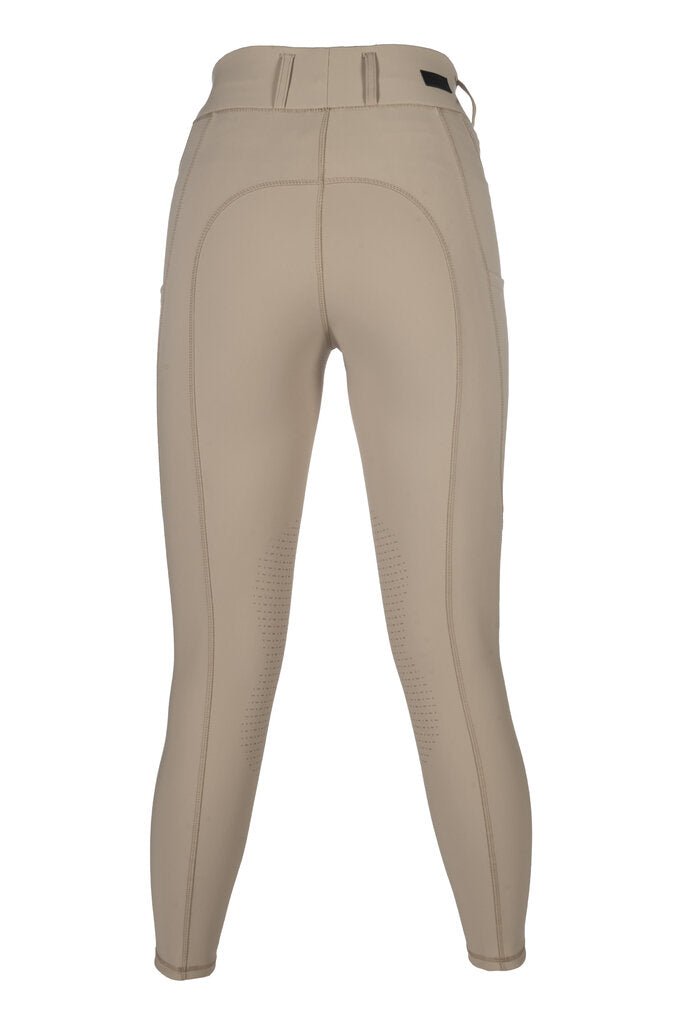 HKM Jil High Waist - Sil. Knee Patch Ladies Riding Leggings - HKM - Equiluxe Tack