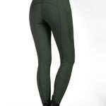 HKM Jil High Waist - Sil. Knee Patch Ladies Riding Leggings - HKM - Equiluxe Tack