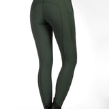 HKM Jil High Waist - Sil. Knee Patch Ladies Riding Leggings - HKM - Equiluxe Tack