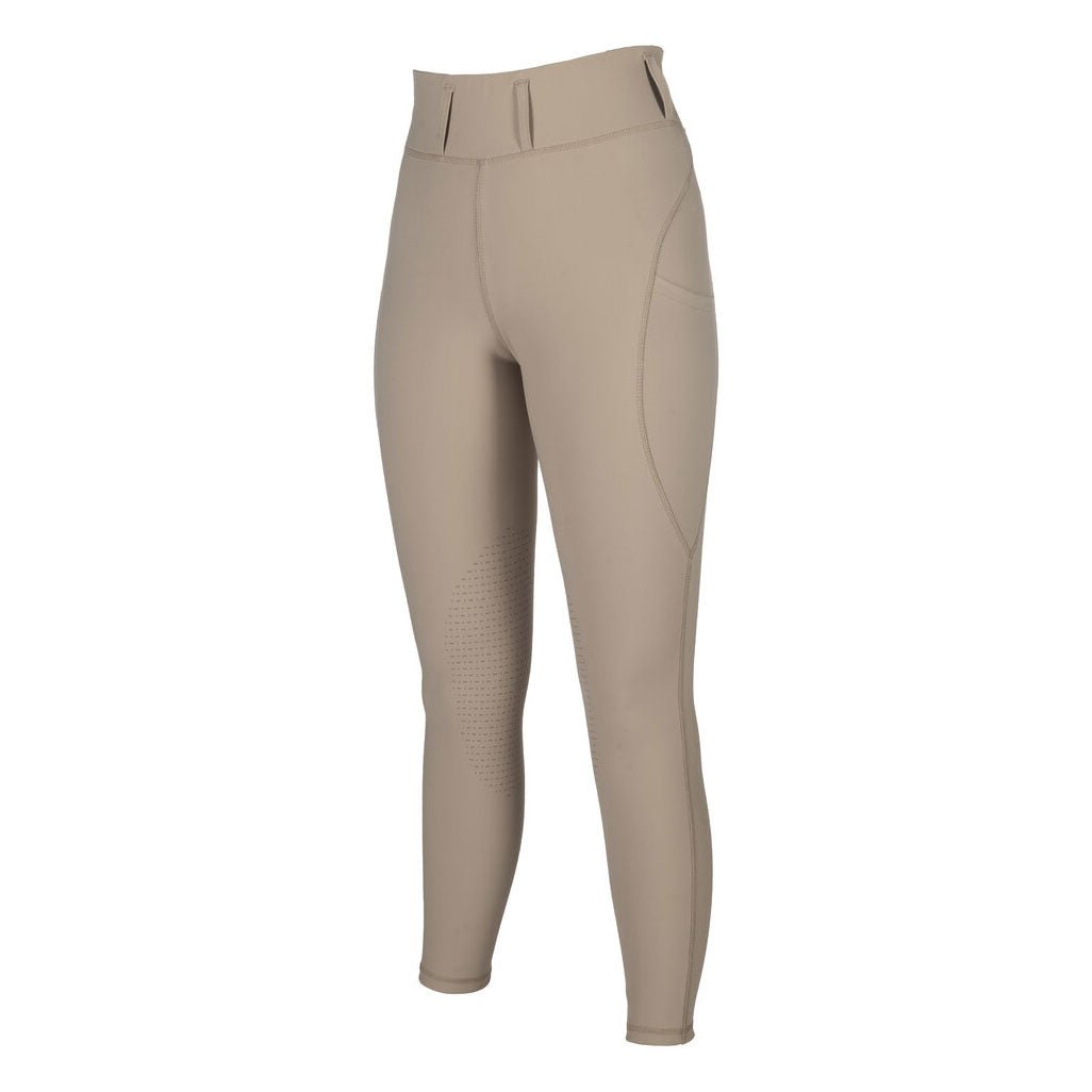 HKM Jil High Waist - Sil. Knee Patch Ladies Riding Leggings - HKM - Equiluxe Tack