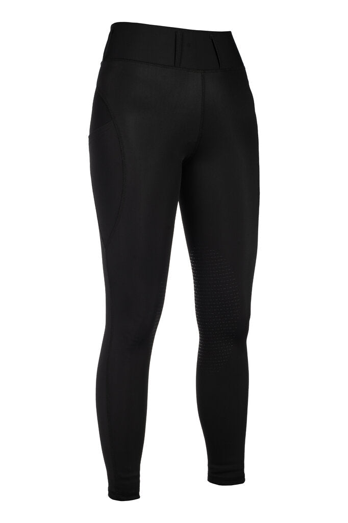 HKM Jil High Waist - Sil. Knee Patch Ladies Riding Leggings - HKM - Equiluxe Tack