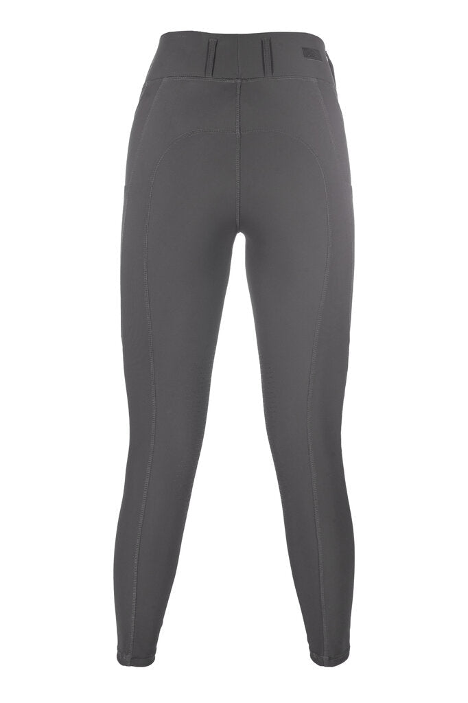 HKM Jil High Waist - Sil. Knee Patch Ladies Riding Leggings - HKM - Equiluxe Tack